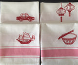 Hong Kong Icon Embroidery Napkins