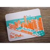 Letterpress Postcard Set - "Sunrise Sunset" Hong Kong