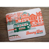 Letterpress Postcard Set - "Sunrise Sunset" Hong Kong