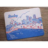 Letterpress Postcard Set - "Sunrise Sunset" Hong Kong