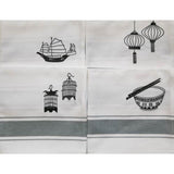 Hong Kong Icon Embroidery Napkins