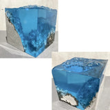 Concrete x Resin Art -"Landscape" Cube
