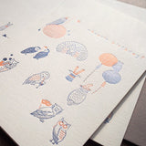 Letterpress Greeting Card - For Birthday