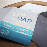 Letterpress Greeting Card  - Dad, you are awesome
