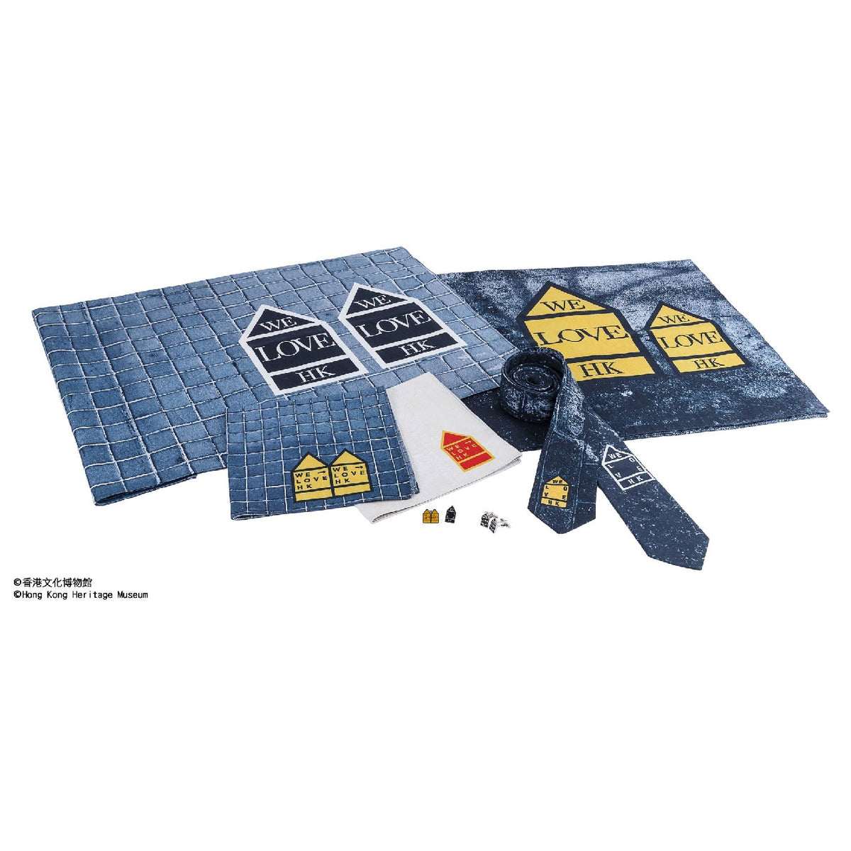 Sign of Water Supplies Department / We love HK Lapel Pin (Yellow Sign