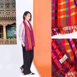 Handmade Bhutan Scarf - Himalayan Swirl