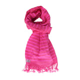 Handmade Bhutan Scarf - Jarim Rose