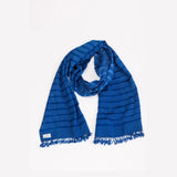 Handmade Bhutan Scarf - Royal Blue
