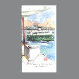 Greeting Card - Sketching in Hong Kong