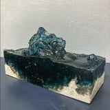 Concrete x Resin Art  - "Dark Entanglement" Rectangle