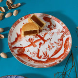 "Son of the rich" Red-Glazed Plate 「敗家仔」紅瓷碟