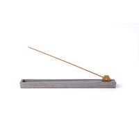 Concrete Long+Rectangle-shaped Incense Holder