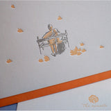 Letterpress Greeting Card - For Love 2