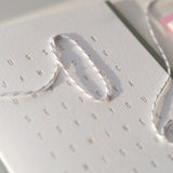 Letterpress Greeting Card - For Love 2
