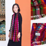 Handmade Bhutan Scarf - Taktshang Inspired