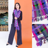 Handmade Bhutan Scarf - Punakha Purple