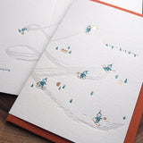 Letterpress Greeting Card - For Christmas 1