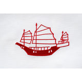 Tea Towels Icon Hong Kong - Red