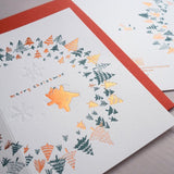 Letterpress Greeting Card - For Christmas 1
