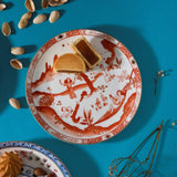 "Son of the rich" Red-Glazed Plate 「敗家仔」紅瓷碟