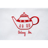 Tea Towels Icon Hong Kong - Red