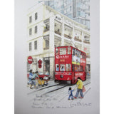 Greeting Card - Sketching in Hong Kong