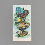 Greeting Card - Sketching in Hong Kong