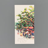 Greeting Card - Sketching in Hong Kong