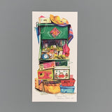 Greeting Card - Sketching in Hong Kong