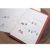 Letterpress Greeting Card - For Christmas 1