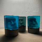 Concrete x Resin Art  - "Moai" Column