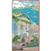 Note Card-Central with Flying Gods by T. C. Lai