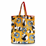 Yellow Panda Zip Wallet Shopping bag