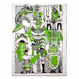 Lion Dance Tea Towel