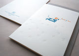 Letterpress Greeting Card - For Love 1