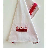 Tea Towels Icon Hong Kong - Red