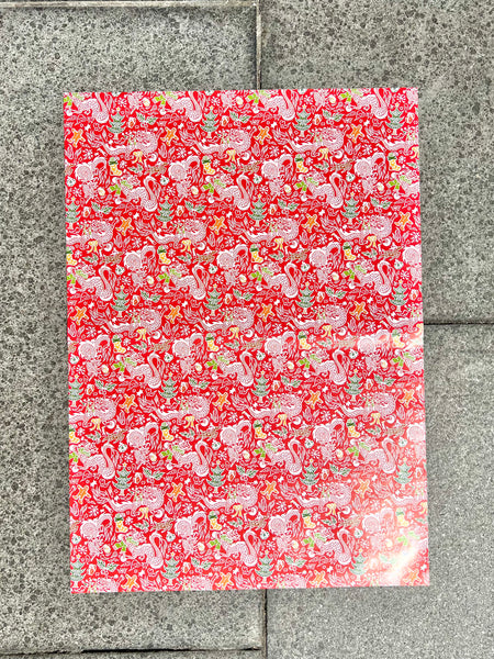 CHRISTMAS CHARITY GIFT WRAP: Single Sheet