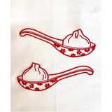 Tea Towels Icon Hong Kong - Red