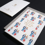 Letterpress Greeting Card - Movie Love