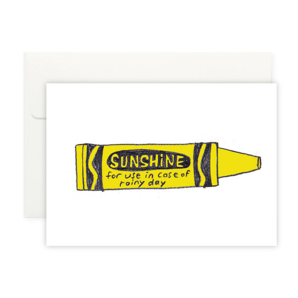 Sunshine Crayon Card