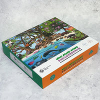 DOUBLE-SIDED 100PC PUZZLE: WILD HONG KONG