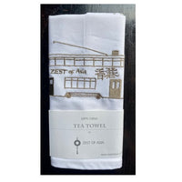 Tea Towels Icon Hong Kong - Golden