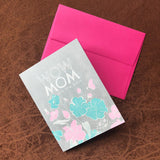 Letterpress Greeting Card  - Mom, you are the best