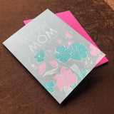Letterpress Greeting Card  - Mom, you are the best
