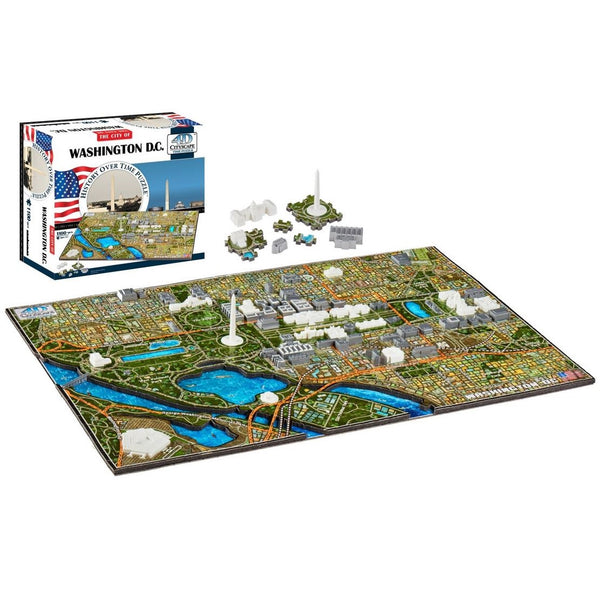 4D Cityscape Time Puzzle - Washington DC, USA