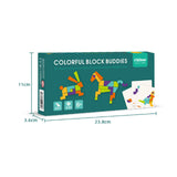 Colorful Block Buddies Puzzle