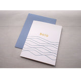 Letterpress Greeting Card - Impression