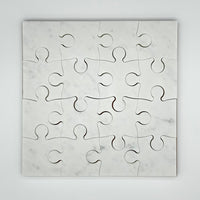 Marble Puzzle (16 pieces square, White)