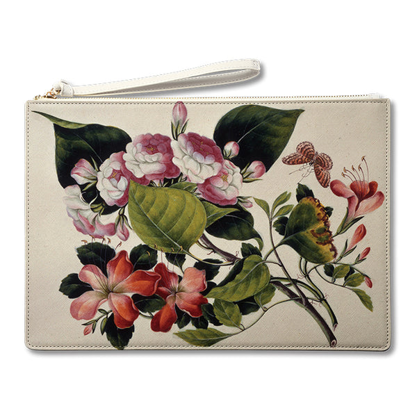Study of Flowers Pouch 蝶與花 手提袋