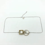 Marble Concrete x Brass Collection: Sterling silver necklace (pick up at store only)